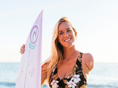 Bethany Hamilton In Run Swim Surf