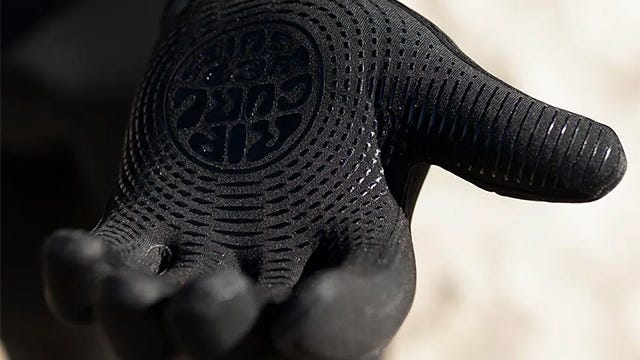 Close up image of the Flashbomb Wetsuit Gloves