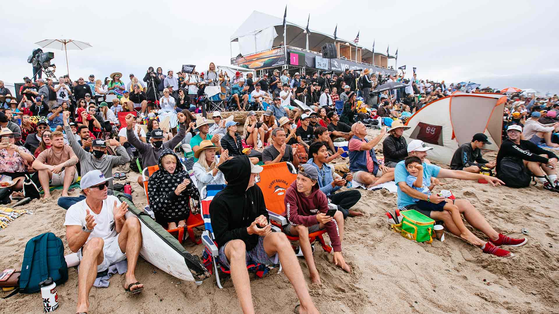 Crowd watching the WSL Finals