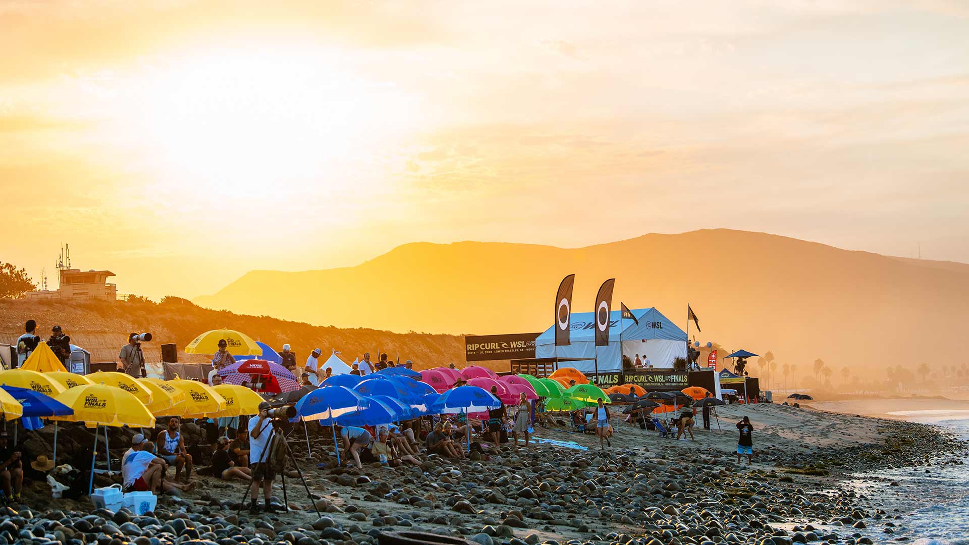 Scenic image of Lower Trestles at sunrise 