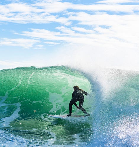 Molly Picklum getting barrelled