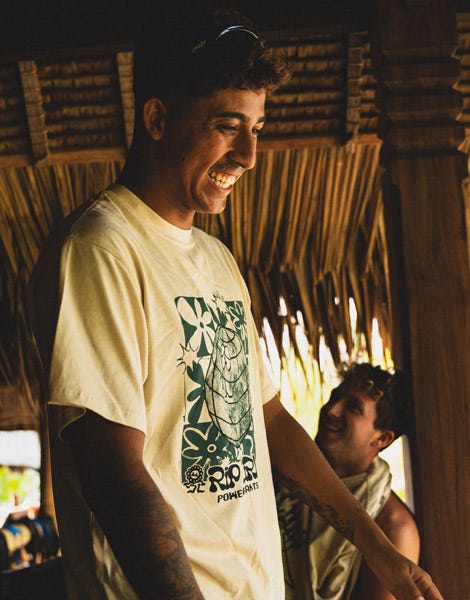 Side profile of Sammy Pupo smiling