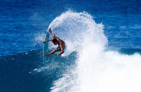 Sammy Pupo surfing for Rip Curl
