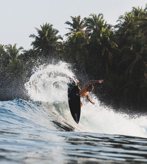 Sammy Pupo surfing for Rip Curl