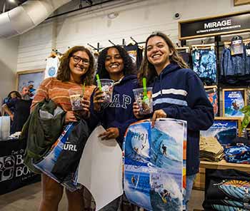 Members at the Rip Curl store in Waikiki